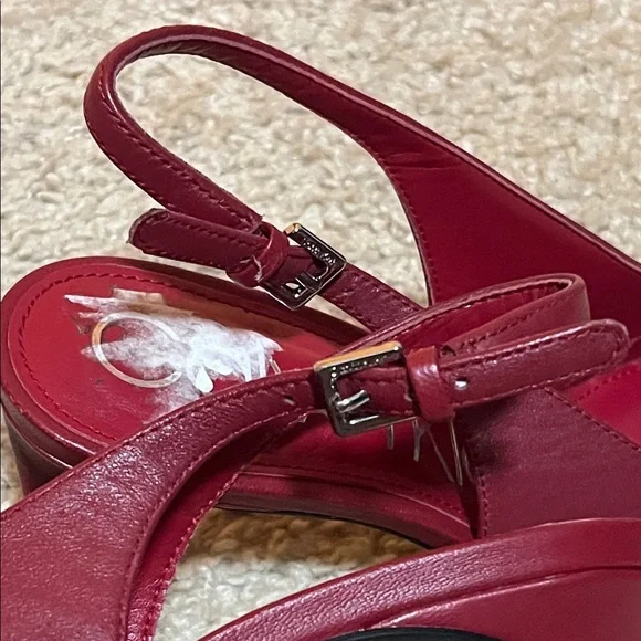 Calvin Klein Burgundy Slingback Heels - Picture 8 of 10